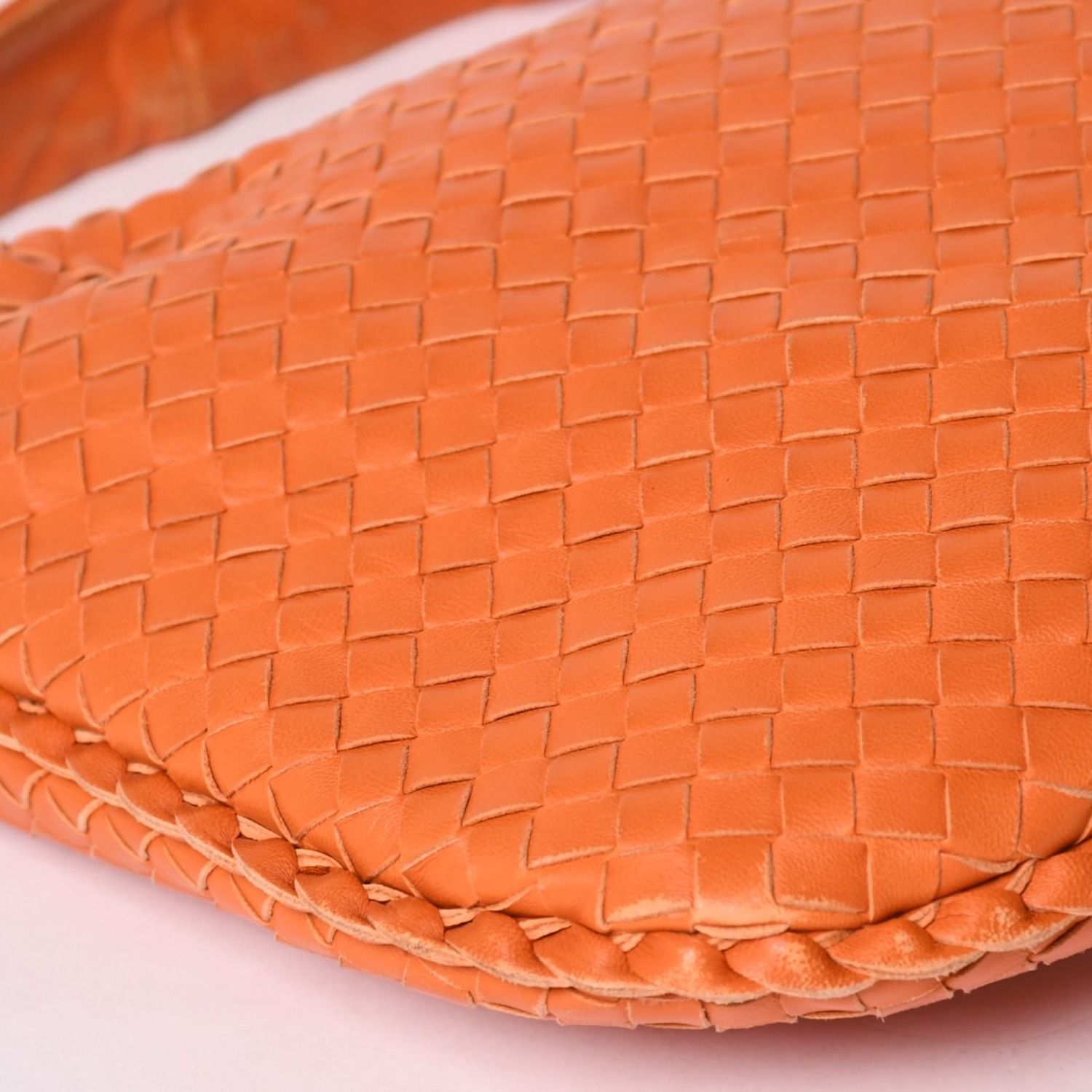 BOTTEGA VENETA ナイロンプリントバッグオレンジ