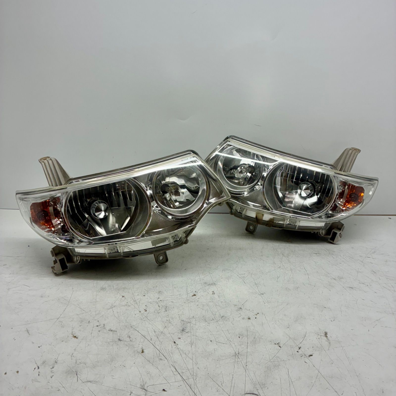 良品【コーティング済】L375S L385S タント カスタム ヘッドライト レンズ ランプ 左右セット LR HID レベ付 koito 100-51944 P80634