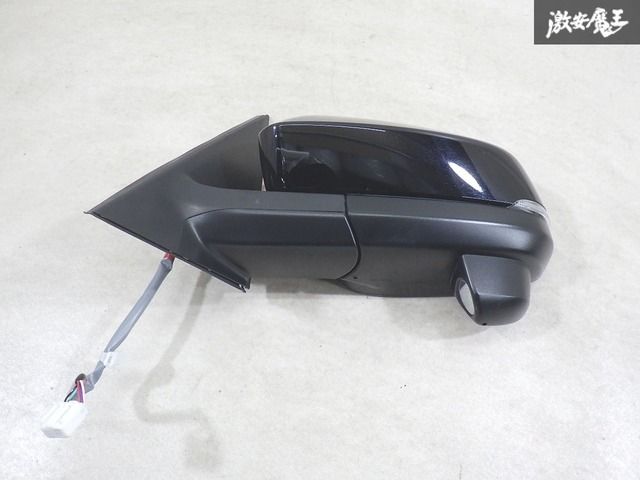 トヨタ 純正 ZWR90W ZWR95W 90系 ヴォクシー ドアミラー サイドミラー 8P ウインカー 左側 助手席側 MURAKAMI J771 黒メタ系 ノア 棚13-1