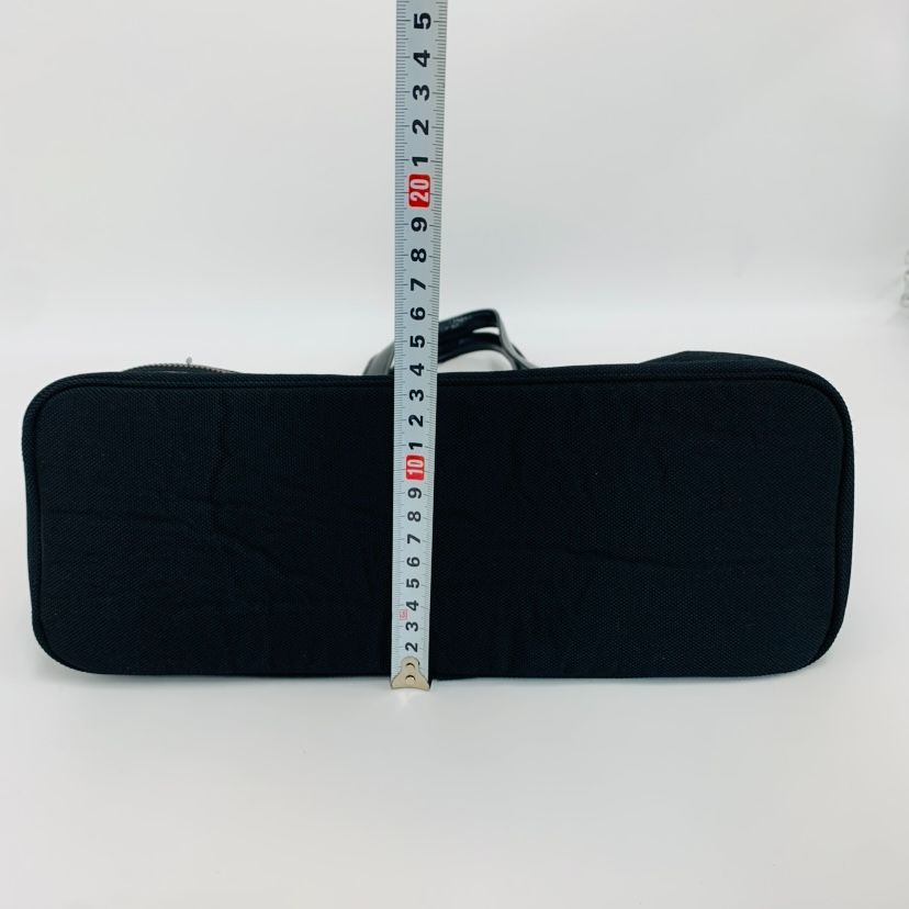 美品】BURBERRY BLUE LABEL トートバッグ ナイロン レザー 黒（0113