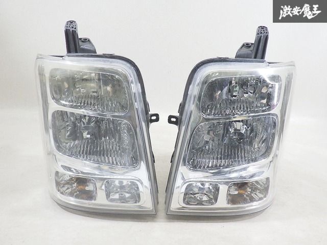 【HID点灯OK】スズキ 純正 DA64W エブリイ ワゴン HID キセノン ヘッドライト ヘッドランプ レンズ 左右セット LE06G6166 即納 棚2F-P-1