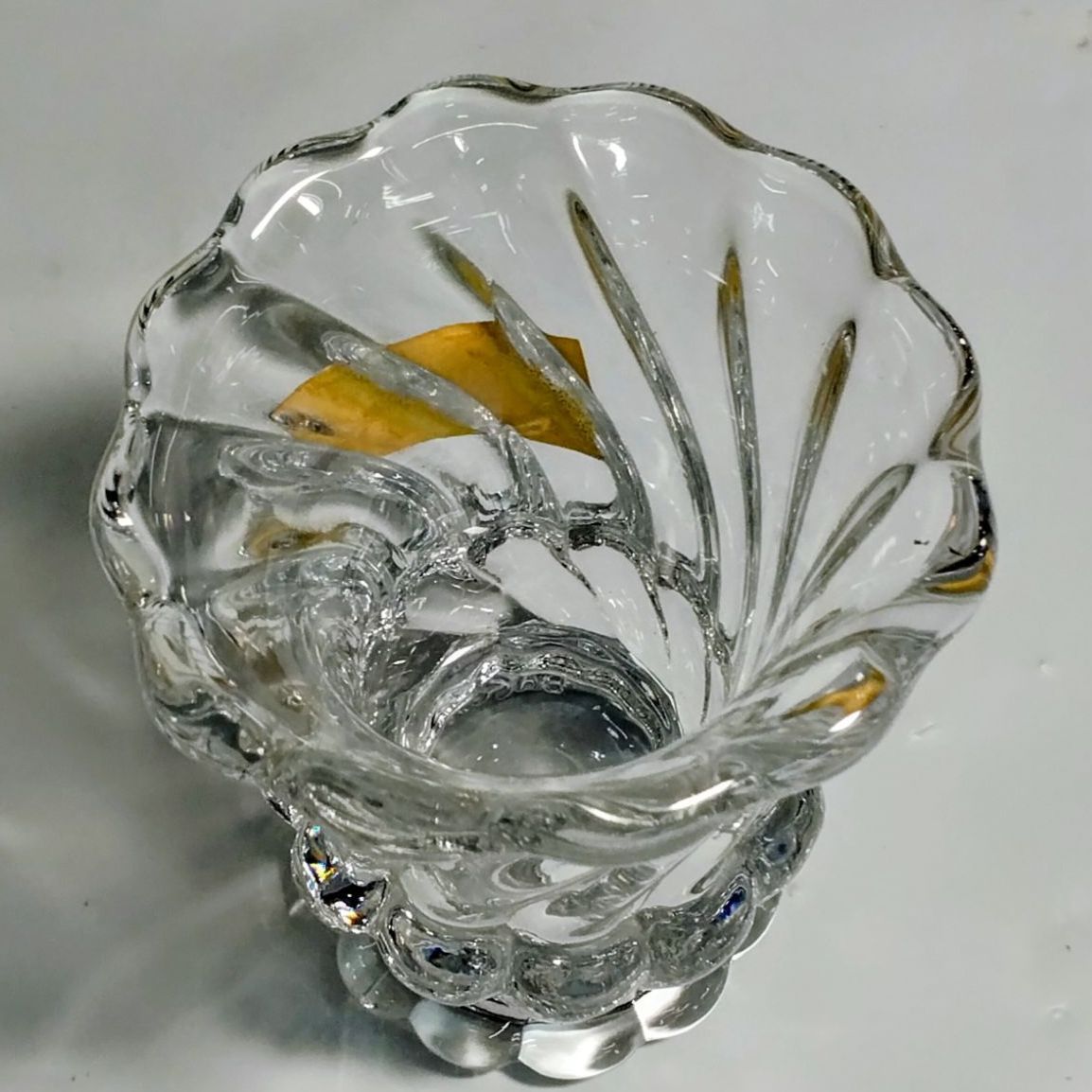 未使用に近い】高級 バカラ Baccarat クリスタル ぐい呑み おちょこ
