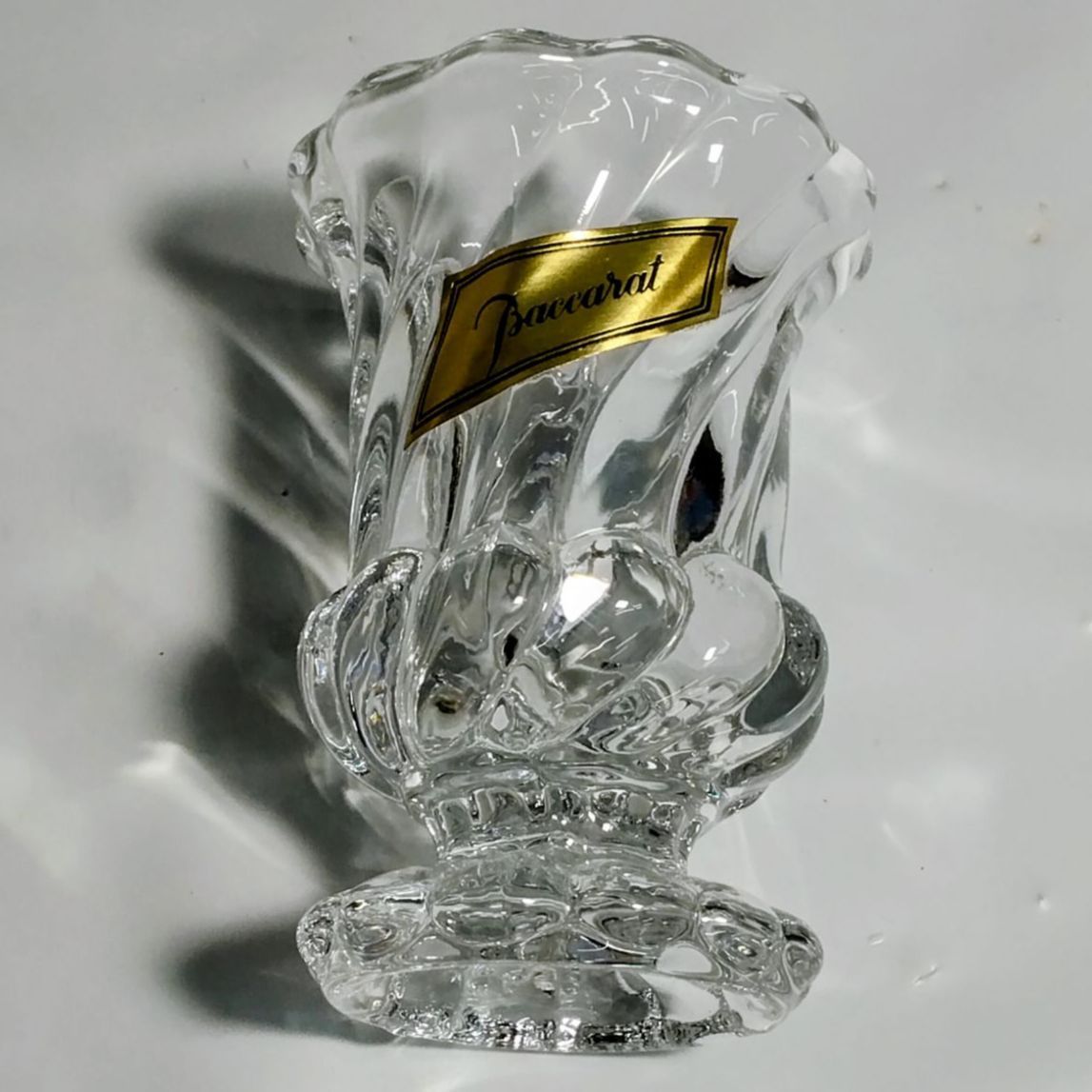 未使用に近い】高級 バカラ Baccarat クリスタル ぐい呑み おちょこ