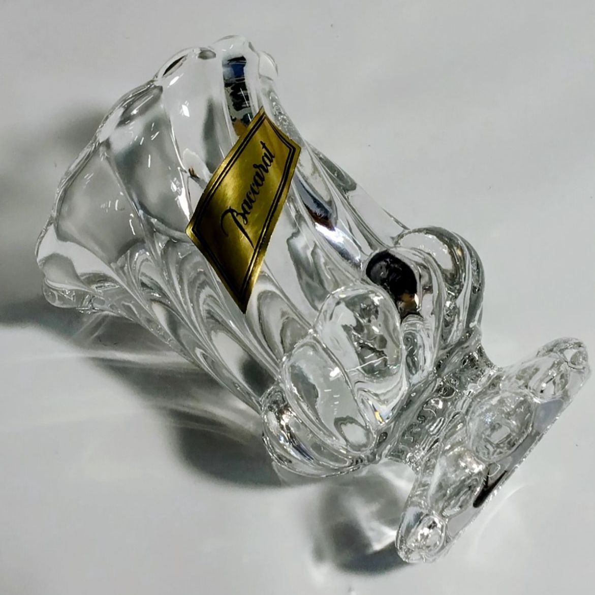 未使用に近い】高級 バカラ Baccarat クリスタル ぐい呑み おちょこ