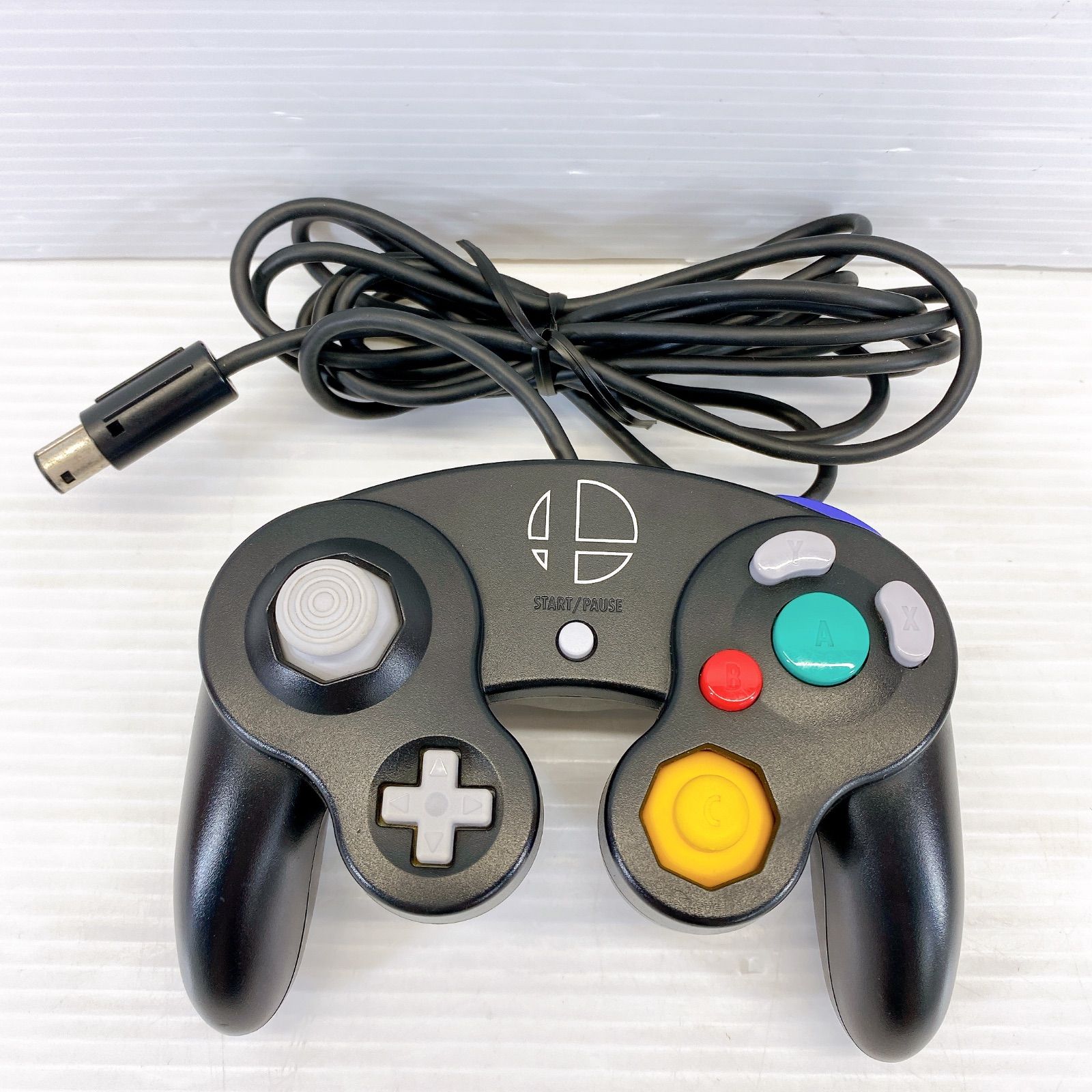 ◇Nintendo ゲームキューブ GC コントローラー スマブラブラック DOL
