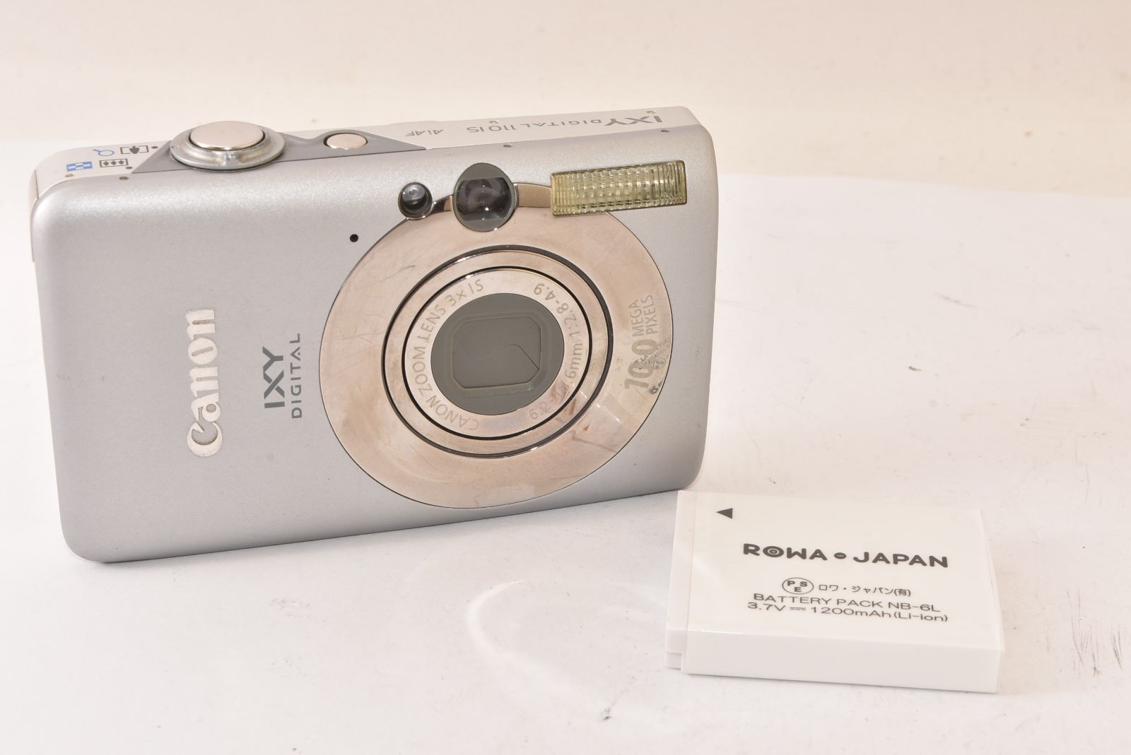 Canon キャノン IXY DIGITAL 110 IS シルバー コンパクトデジタル