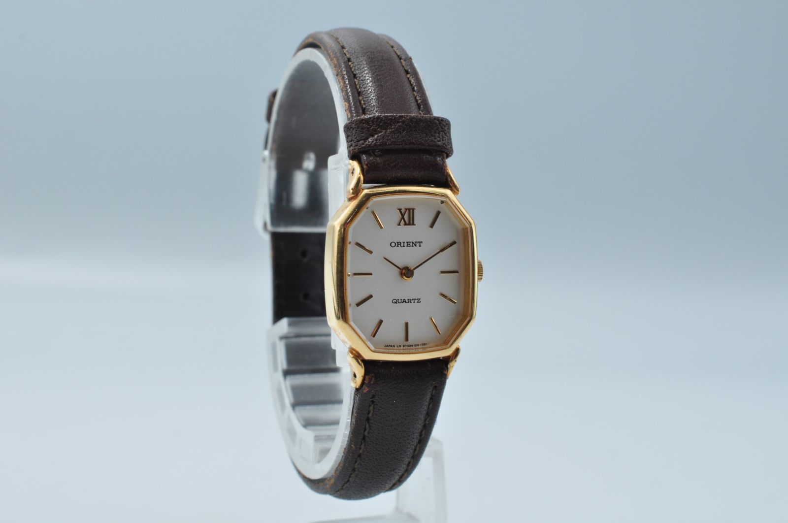 ORIENT オリエント オクタゴン 腕時計 QUARTZ クォーツ GP ステンレス 