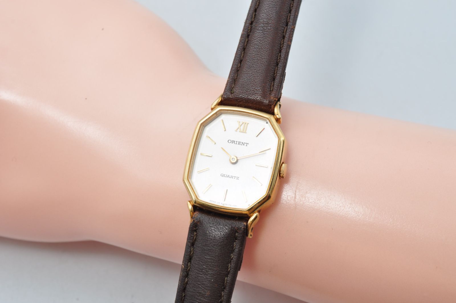 ORIENT オリエント オクタゴン 腕時計 QUARTZ クォーツ GP ステンレス 