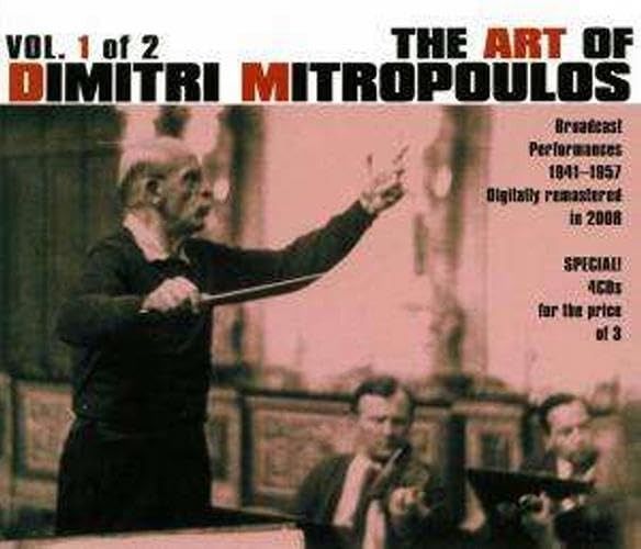 【CD】「ミトロプーロスの芸術第1集 1941-1957放送録音集」