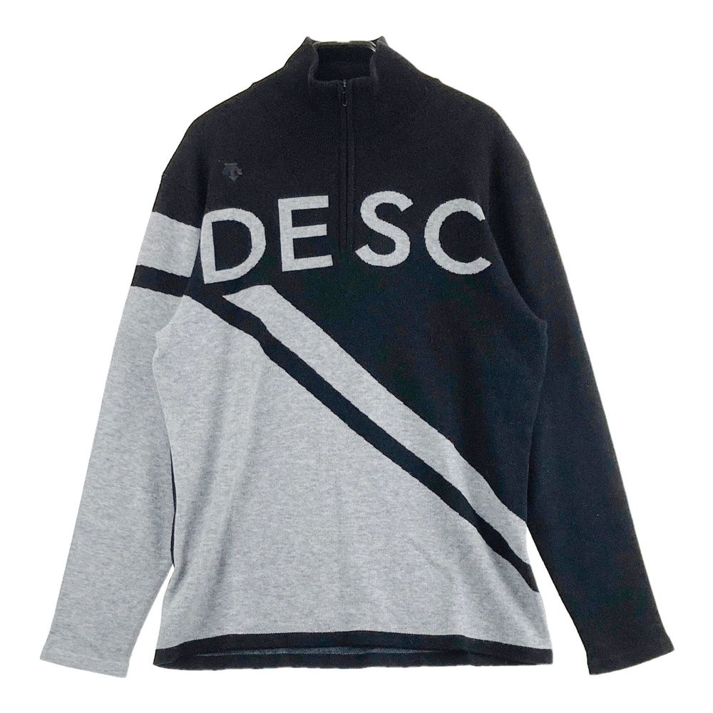 サイズ：L DESCENTE GOLF デサントゴルフ ハーフジップ ニットセーター