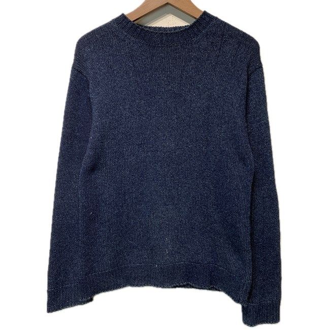 【中古】　IM MEN ISSEY MIYAKE　セーター　ニット　トップス　クルーネック　無地　MDS　ドメスティック　ハイゲージ　古着　/1156