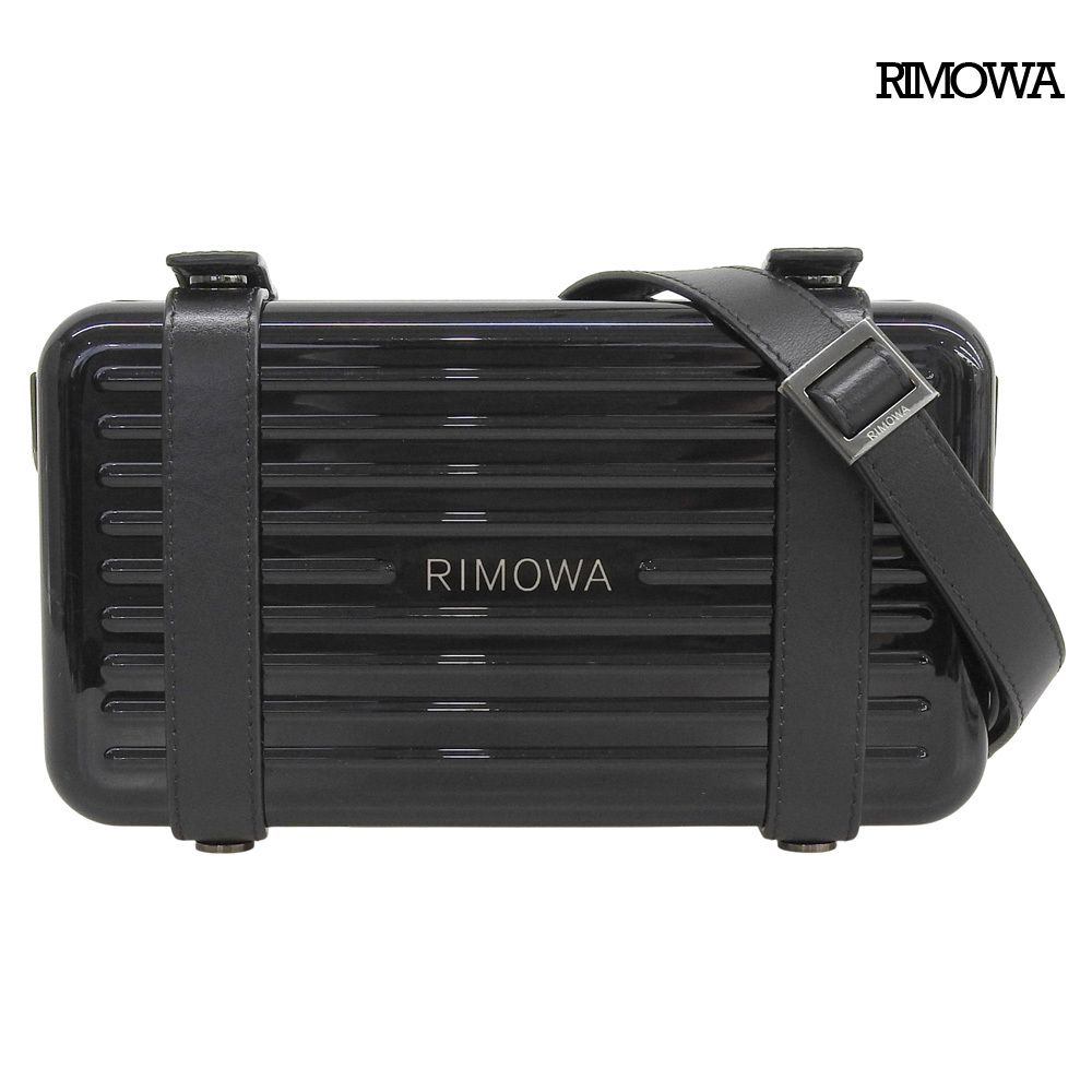 超美品 リモワ RIMOWA 現行 99011010 PERSONAL クロスボディ バッグ ショルダー 斜め掛け 黒 ブラック 定価258500円