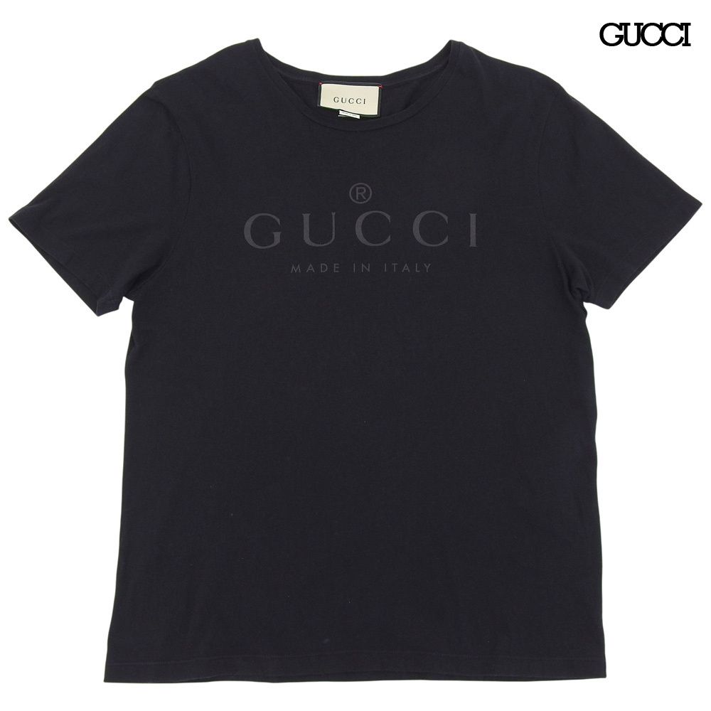 美品 グッチ GUCCI ミケーレ期 441685 GUCCI チェストロゴ クルー