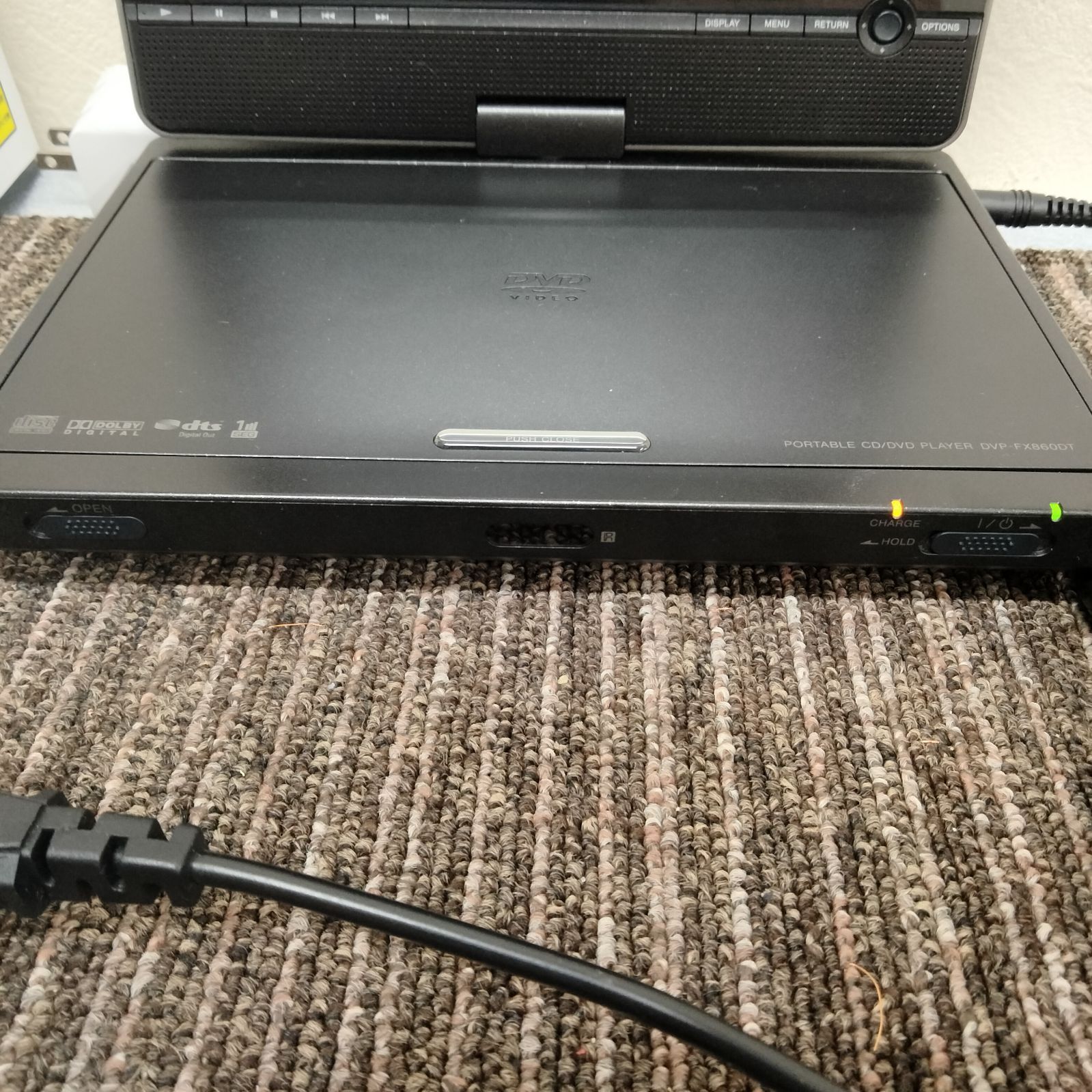 N-7152] ソニー ワンセグチューナー内蔵ポータブルDVDプレーヤー DVP