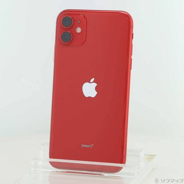 ソフマップ 〔中古品〕 iPhone11 64GB プロダクトレッド MWLV2J／A SIMフリー【269】 22,403円
