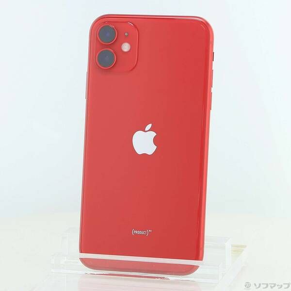 ソフマップ 〔中古品〕 iPhone11 64GB プロダクトレッド MHDD3J／A SIMフリー【297】