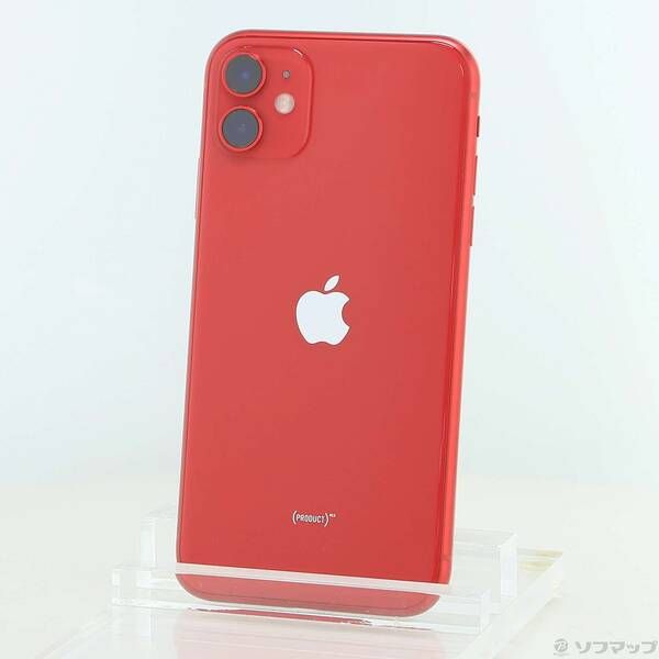 ソフマップ 〔中古品〕 iPhone11 64GB プロダクトレッド MHDD3J／A SIMフリー【344】