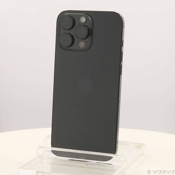 ソフマップ 〔中古品〕 iPhone16 Pro Max 512GB ブラックチタニウム MYWL3J／A SIMフリー【368】
