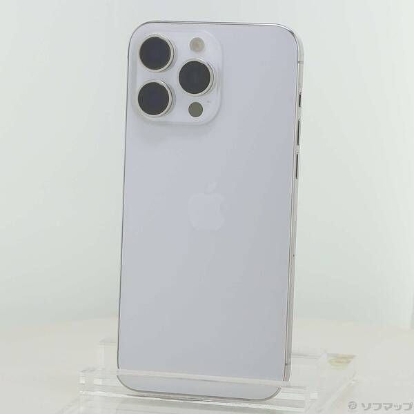 ソフマップ 〔中古品〕 iPhone15 Pro Max 256GB ホワイトチタニウム MU6Q3J／A SIMフリー【368】