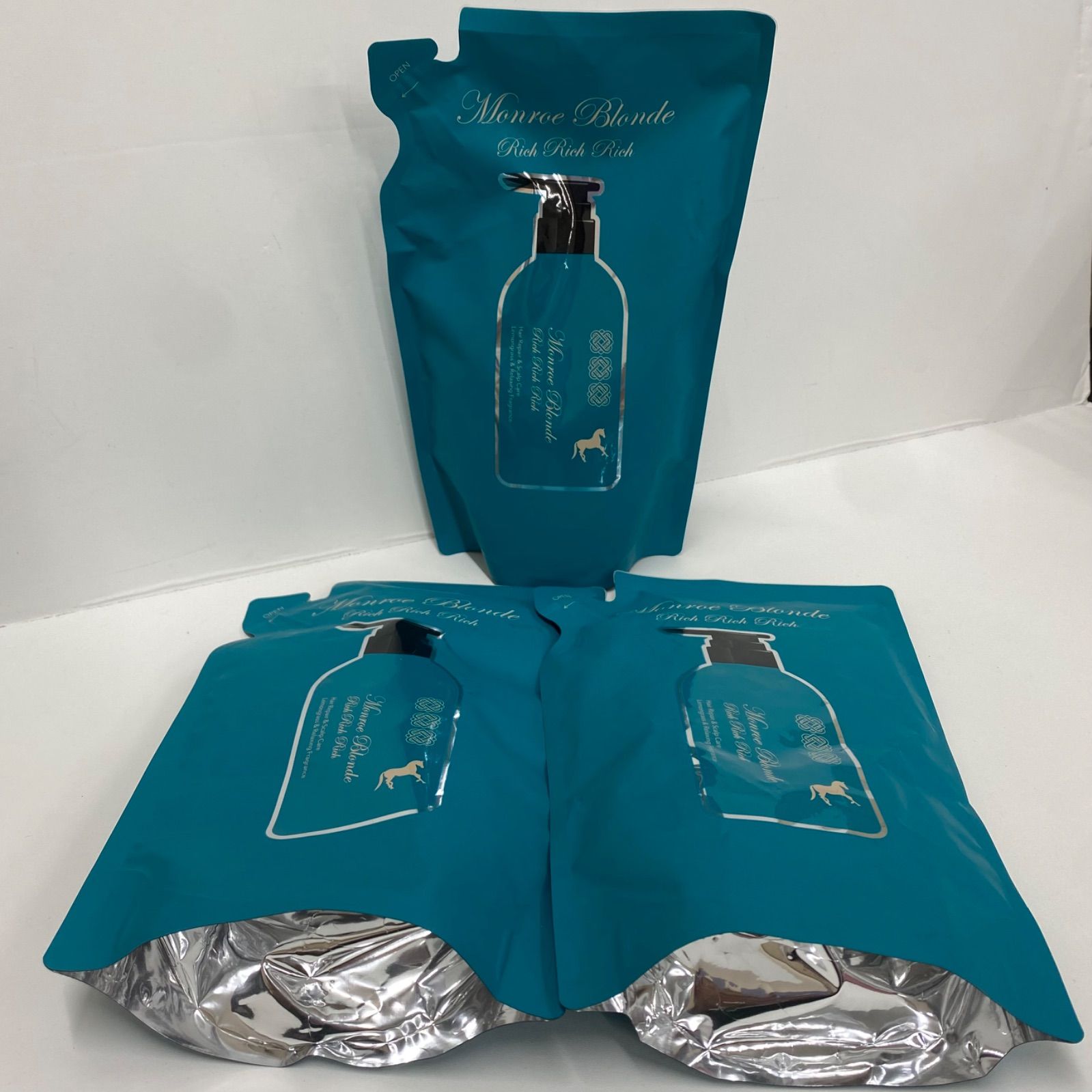 H1952 モンローブロンドR クレンズ トリートメント RRR つめかえ用 500ml 計3点セット
