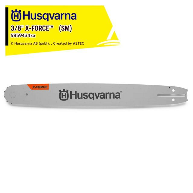最大100%ポイントバック 確率2分の1！条件達成でチャンス最大5倍！要エントリー！Husqvarna ハスクバーナ ガイドバー X-Forceバー 38cm 15インチ RT(SM) ピッチ 3/8 ゲージ1.5mm 585943456