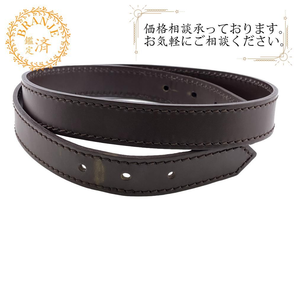 LOUIS VUITTON/ルイヴィトン ビトン N60006 ラヴェッロ用 エベヌ レザー ショルダーストラップ ブラウン レディース ブランド