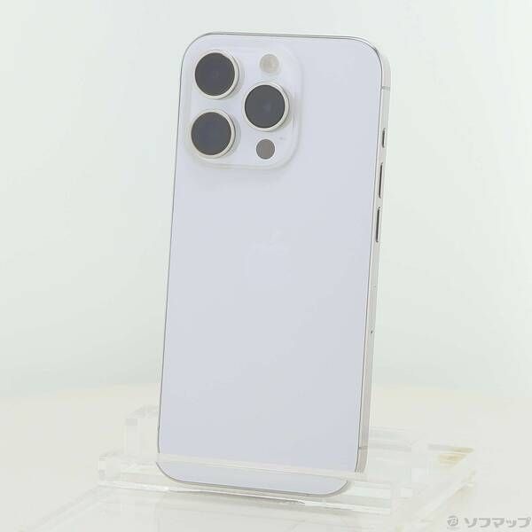 ソフマップ 〔中古品〕 iPhone15 Pro 256GB ホワイトチタニウム MTUD3J／A SIMフリー【196】