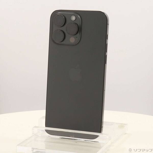 ソフマップ 〔中古品〕 iPhone15 Pro Max 256GB ブラックチタニウム MU6P3J／A SIMフリー【368】