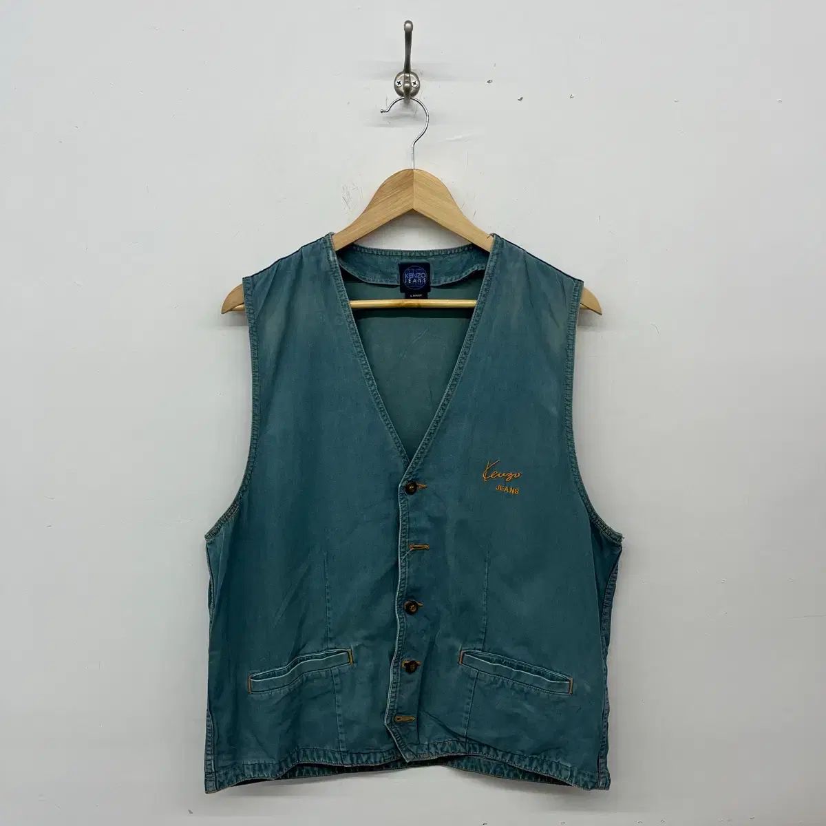 KENZO JEANS ヴィンテージ デニム ベスト レディース L