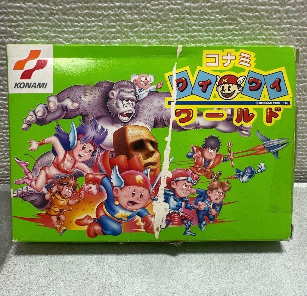 コナミワイワイワールド ファミリーコンピュータ ソフト ゲームソフト