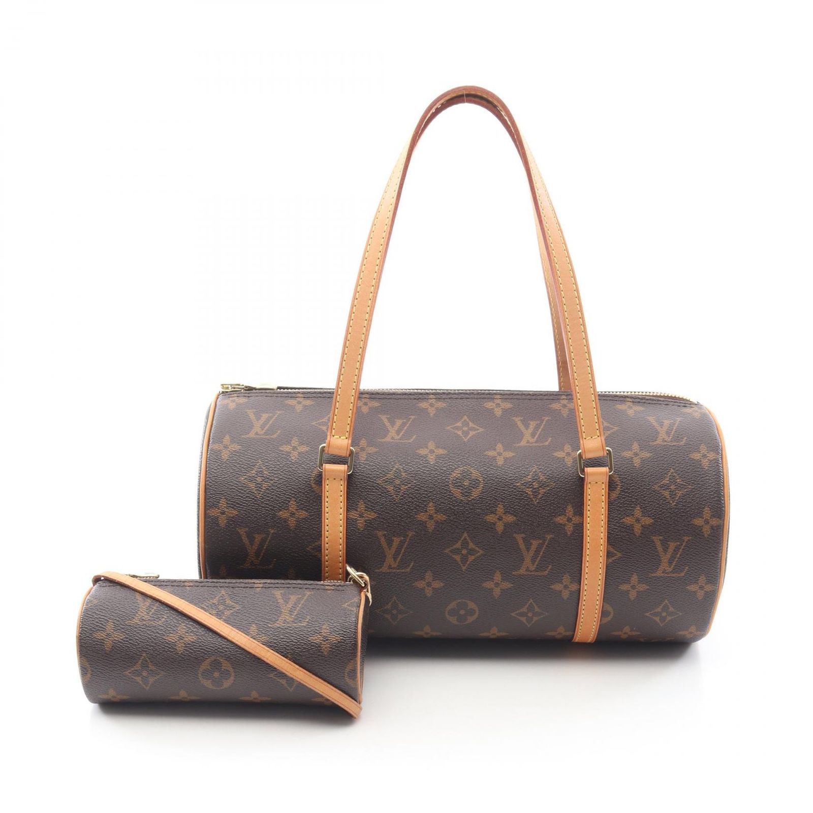 ルイ・ヴィトン LOUIS VUITTON ハンドバッグ パピヨン30 M51385 PVCコーティングキャンバス レザー パピヨンGM レディース Used A