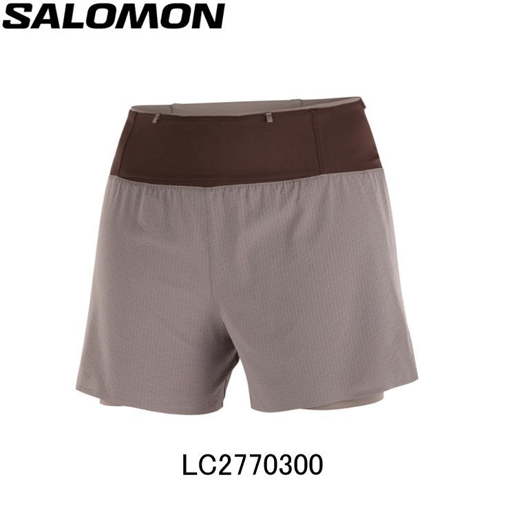 サロモン SALOMON SENSE AERO 2IN1 TRAIL 4inch ランニングパンツ ショーツ ウィメンズ レディース 女性【lc2770300】陸上・ランニング用品