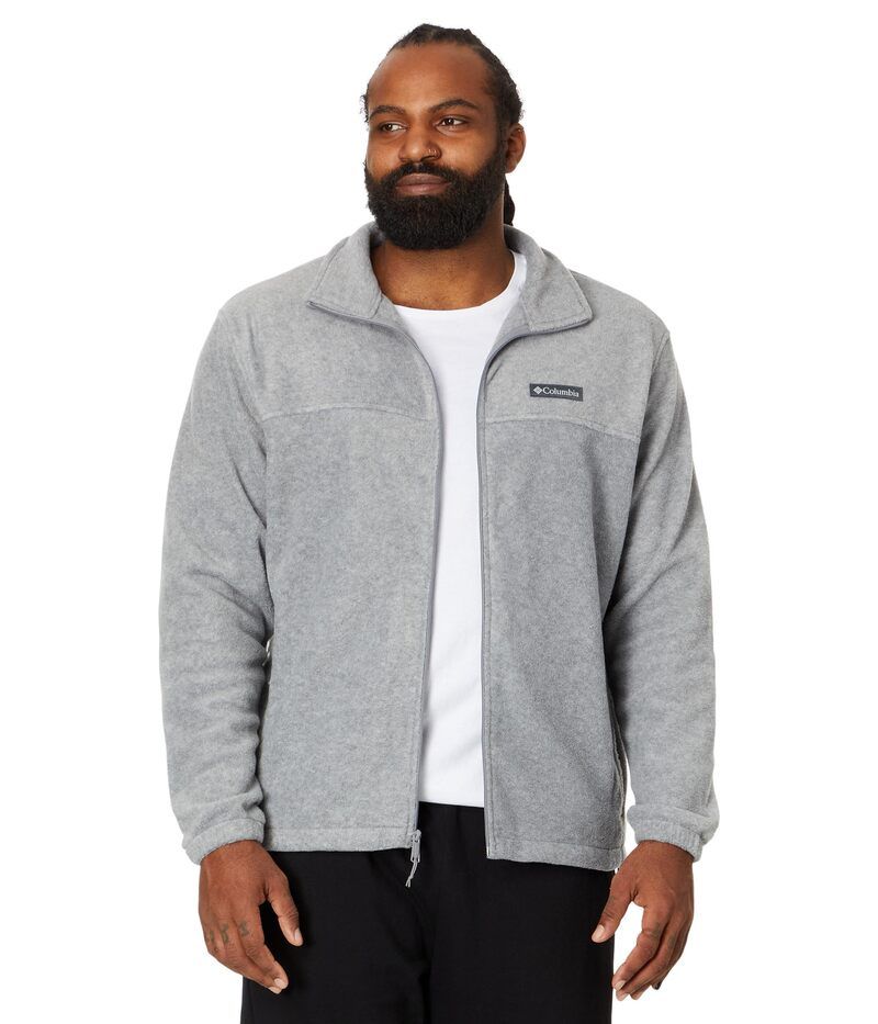 コロンビア メンズ アウター コート Tシャツ トール ジャケット Columbia Big Tall Steens Mountain Full Zip 20 Jacket Light Grey Heat グレー