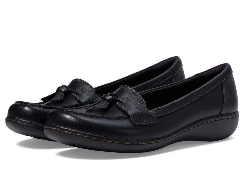 クラークス レディース シューズ スリッポン・ローファー Clarks Ashland Bubble Black ブラック