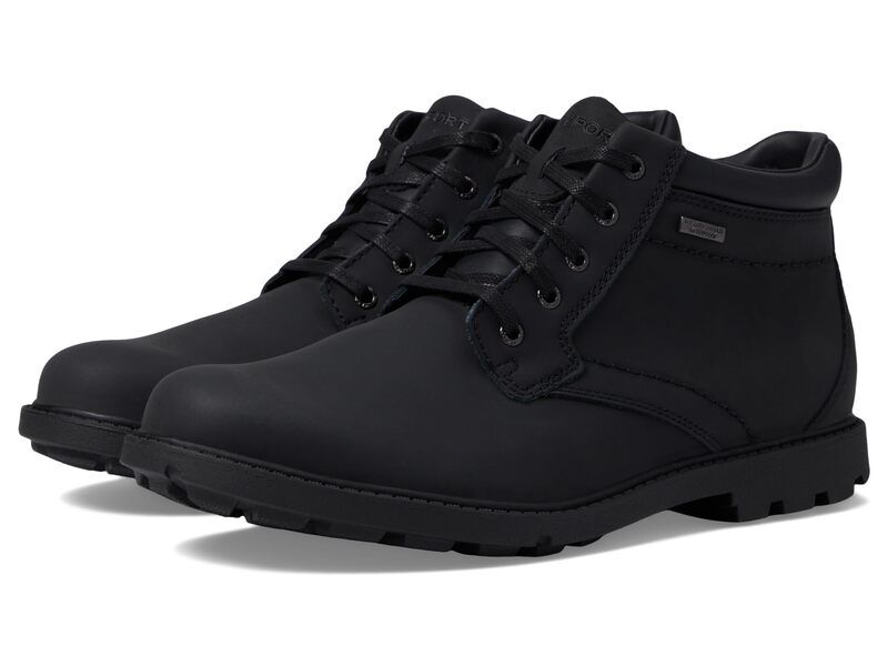 ロックポート メンズ シューズ ブーツ・レインブーツ Rockport Storm Surge Water Proof Plain Toe Boots Black ブラック