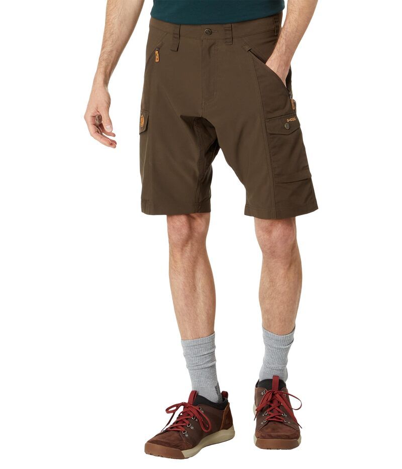 フェールラーベン メンズ ボトムス ハーフパンツ・ショーツ Fjallraven Abisko Short Dark Olive オリーブ