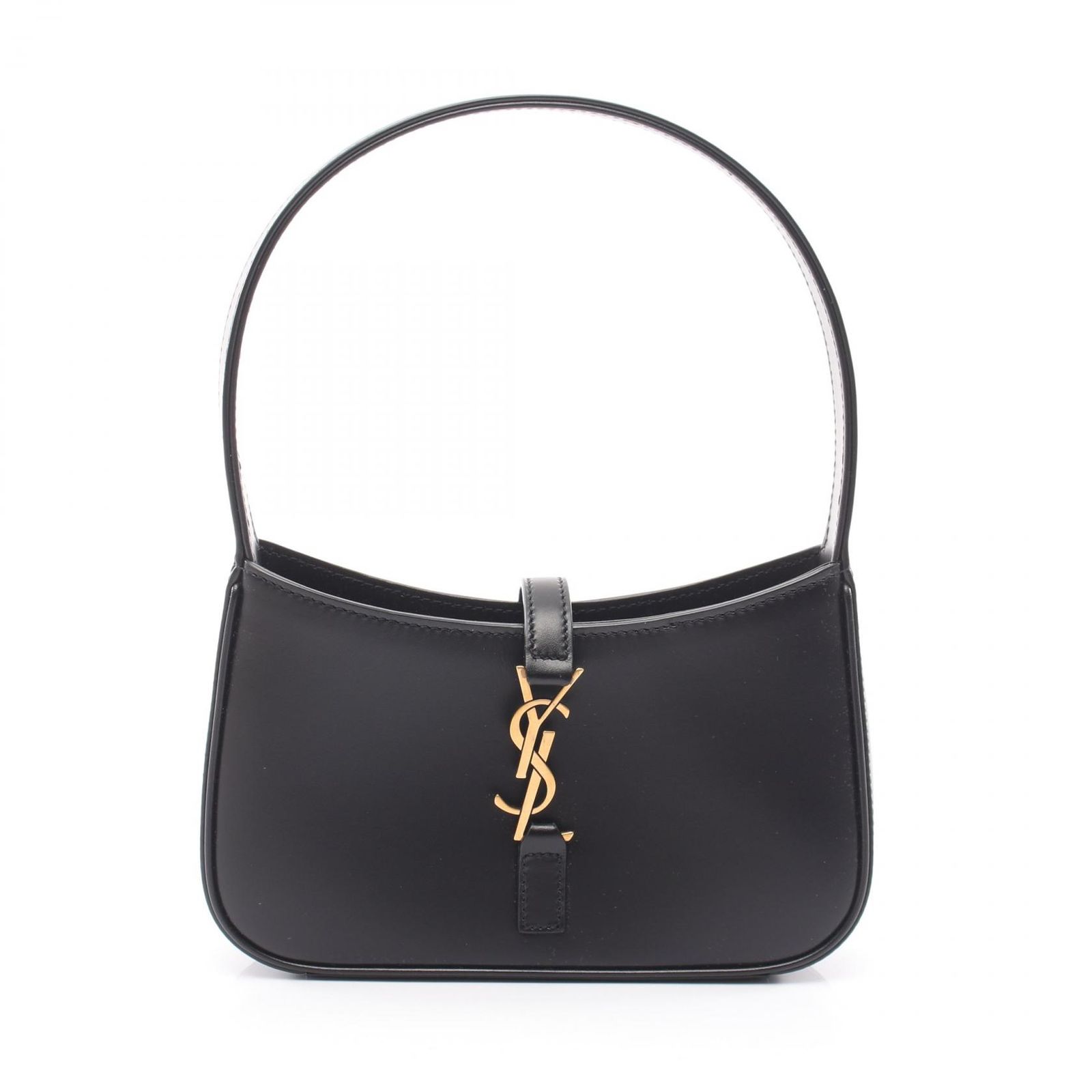 サンローランパリ SAINT LAURENT PARIS ハンドバッグ ミニ ホーボー LE 5 A 7 7103182R20W1000 ブラック レザー ハンドバッグ レディース 新品