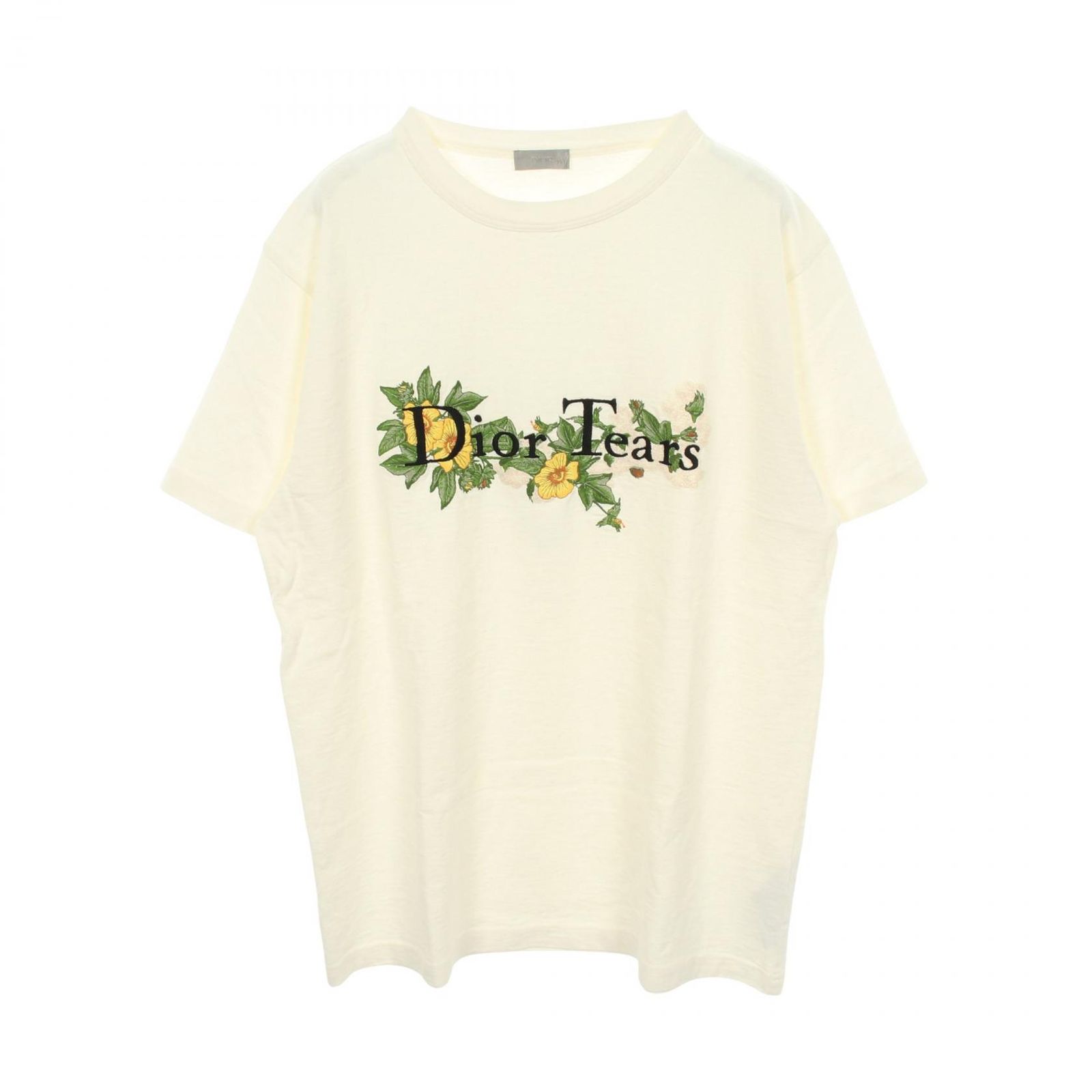 ディオール Dior 半袖Tシャツ DIOR × Denim Tears ロゴ刺繍 393J696I0849 コットン ×Denim Tears Tシャツ メンズ Used A