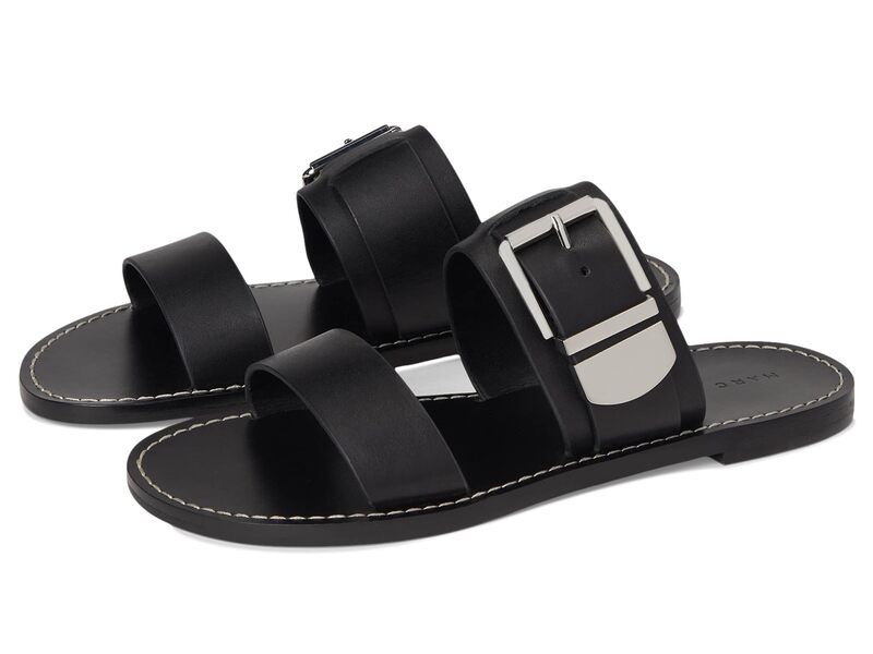 マーク・フィッシャー レディース シューズ サンダル Marc Fisher LTD Hallyn Black Leather 0 ブラック