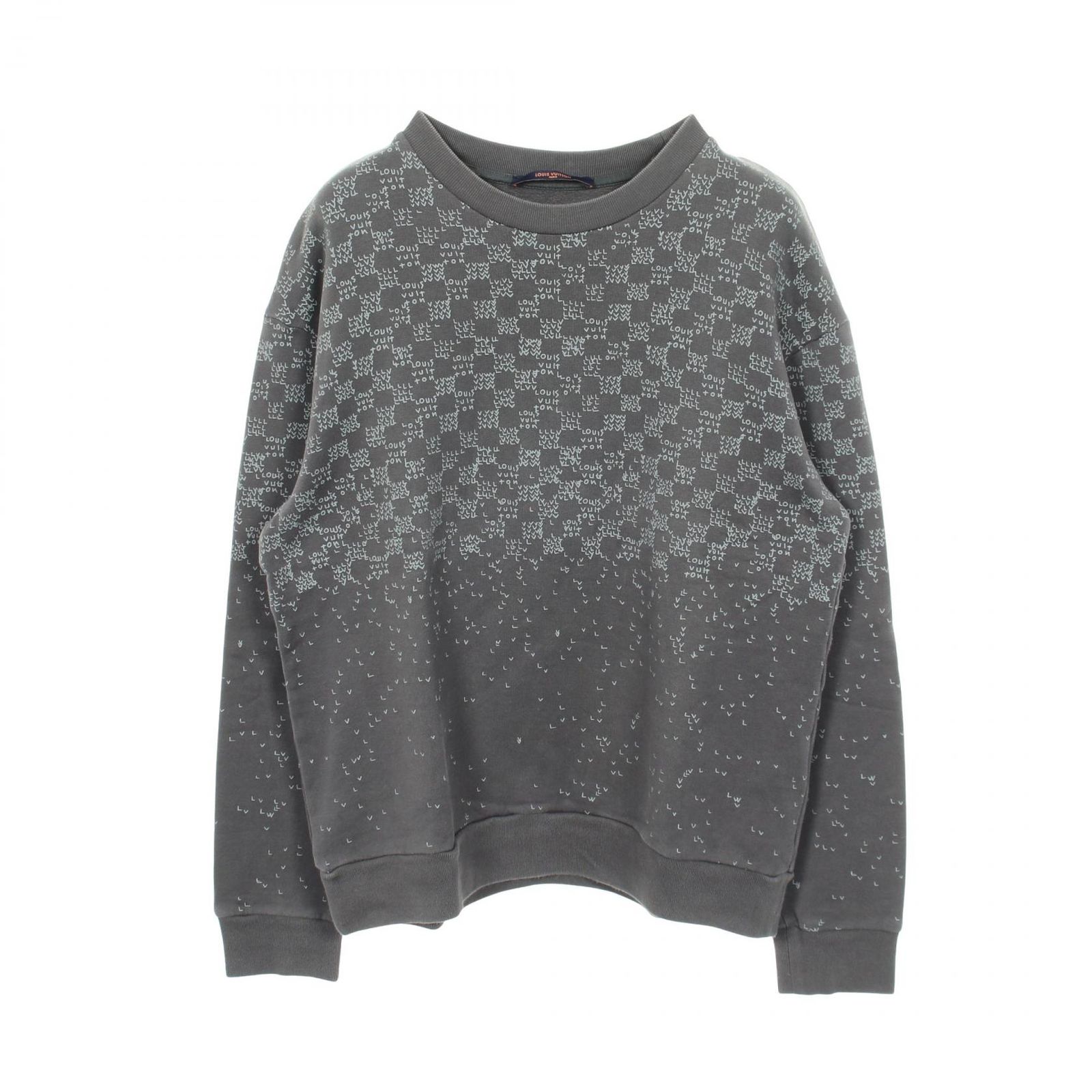 ルイ・ヴィトン LOUIS VUITTON スウェット ダミエスプレッドプリンテッド RM222M IHN HNY11W コットン スウェット メンズ Used B