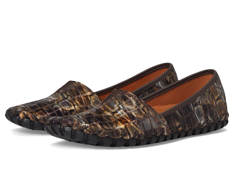 スプリングステップ レディース シューズ スリッポン・ローファー Spring Step Kathaletaspice Dark Brown Mult ブラウン