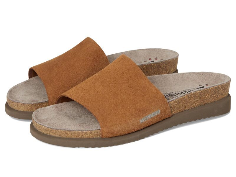 メフィスト レディース シューズ サンダル Mephisto Hanik Tobacco