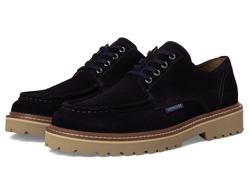 メフィスト メンズ シューズ スリッポン・ローファー Mephisto Alessandro Blue ブルー