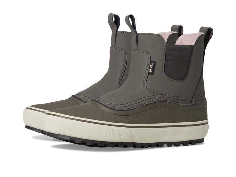 バンズ メンズ シューズ ブーツ・レインブーツ チェルシー Vans Mte Standard Mid Chelsea Waterproof OatmealBrown ブラウン