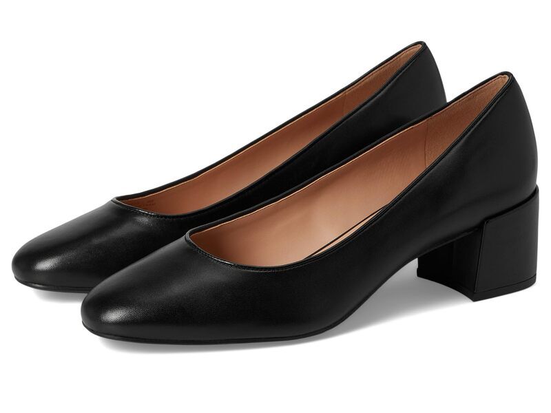 コールハーン レディース シューズ ヒール Cole Haan Goto Shayla Block Heel Pump Black Leather ブラック