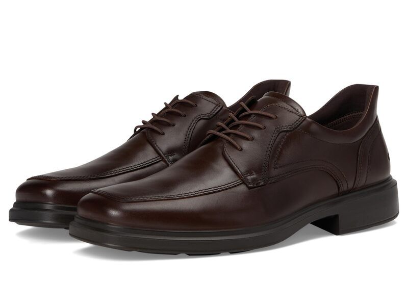 エコー メンズ シューズ オックスフォード ECCO Helsinki 20 Easy Slip Apron Toe Tie Oxford Potting Soil