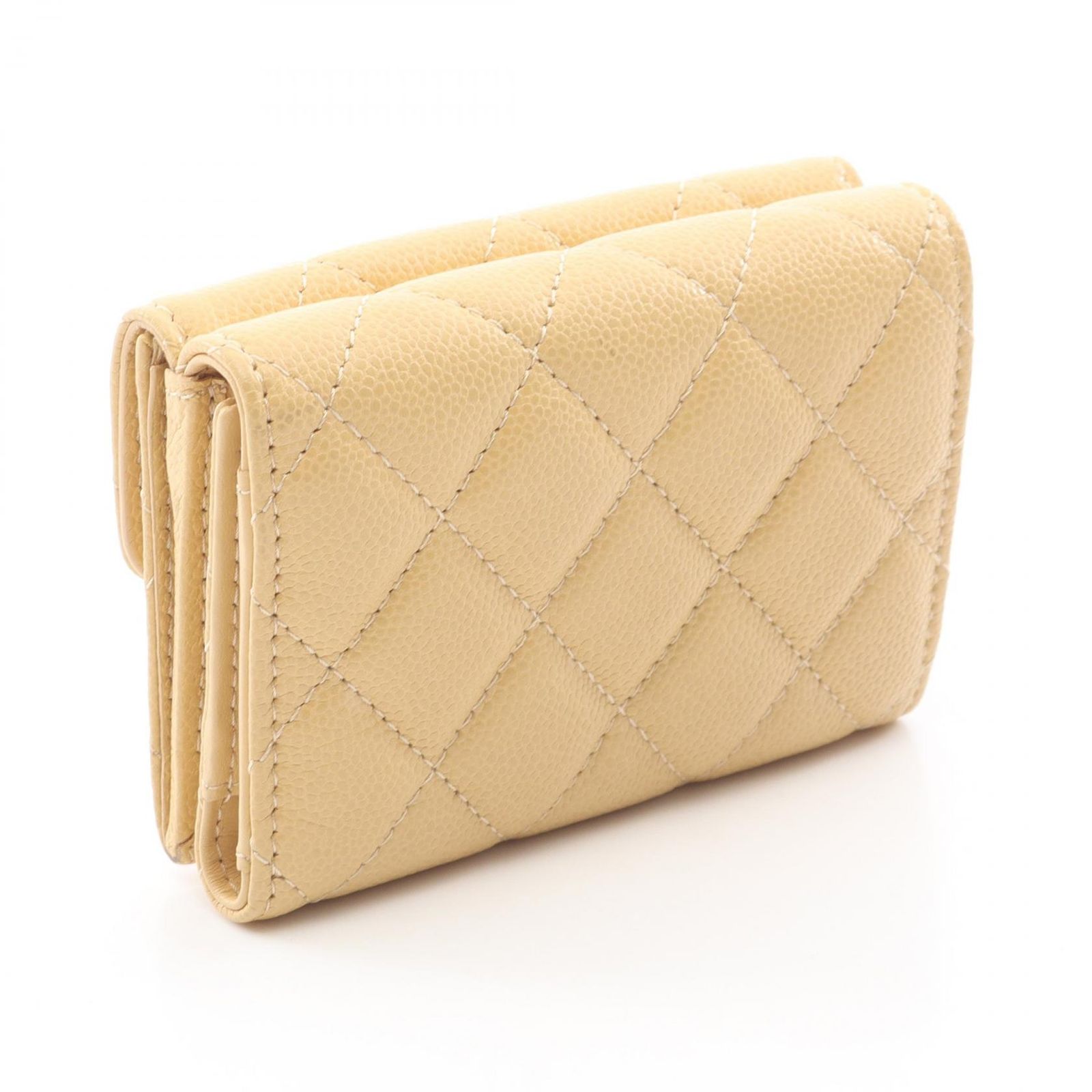 シャネル CHANEL 三つ折り財布 クラシック スモール フラップ 