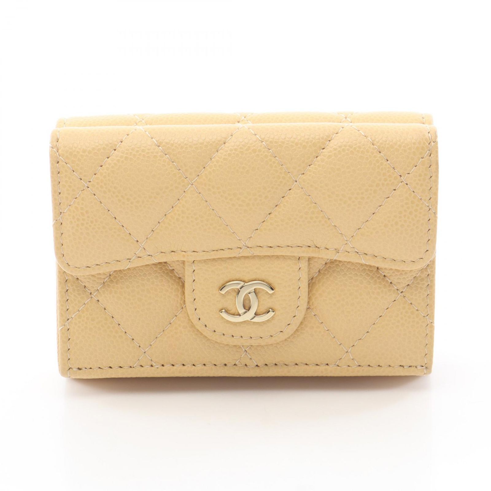 シャネル CHANEL 三つ折り財布 クラシック スモール フラップ 