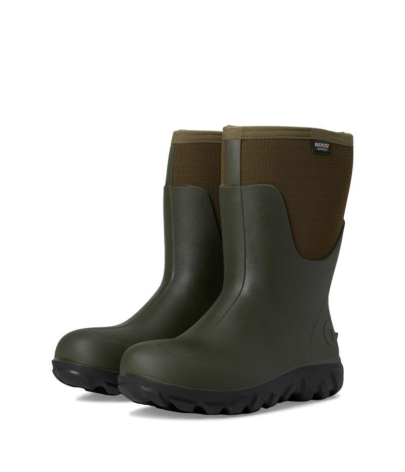 ボグス メンズ シューズ ブーツ・レインブーツ Bogs Classic II Midark Green グリーン