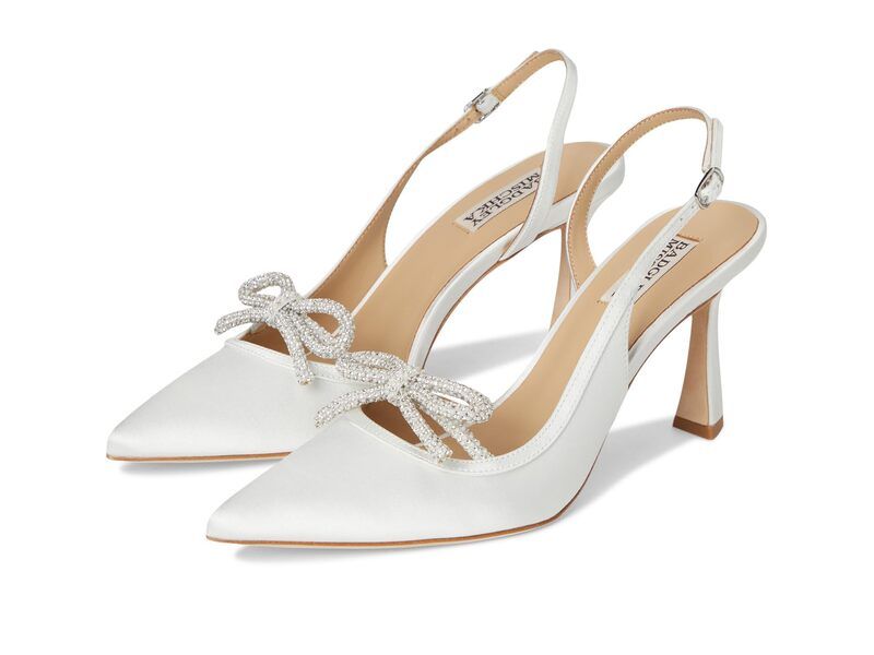 バッジェリーミシュカ レディース シューズ スリッポン・ローファー Badgley Mischka Georgie Soft White ホワイト